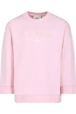 Fendi Logo-appliqué cotton sweatshirt