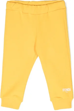 Fendi Logo-print cotton track pants