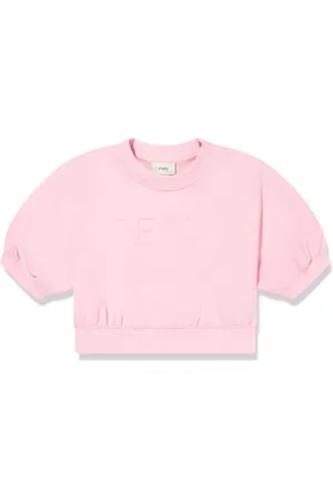 Fendi Puff-sleeve cotton sweatshirt