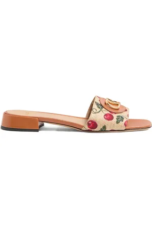 VALENTINO GARAVANI 20mm VLogo Signature Cherryfic-motif sandals