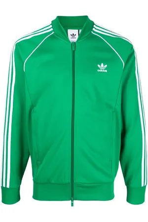 adidas Logo-embroidered zip-up sweatshirt