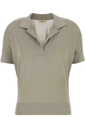 HERNO Cotton-blend polo shirt