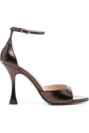 Lola Cruz 95mm leather sandals