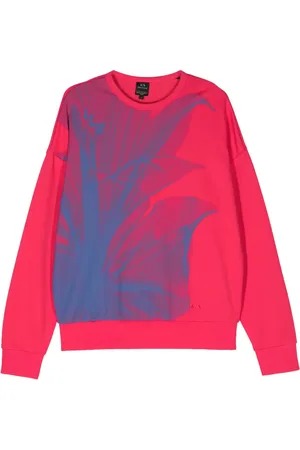 Armani Exchange Abstract-print cotton blend sweatshirt