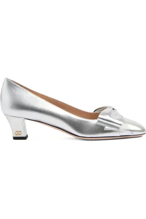 VALENTINO GARAVANI 45mm Bowow leather pumps