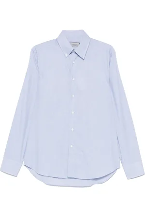 CANALI Mini check-pattern shirt