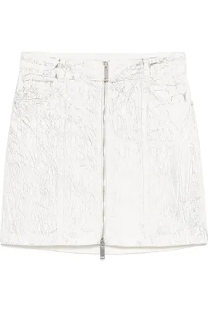 Halfboy Zipped mini skirt