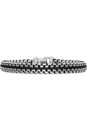 David Yurman Sterling Woven Box Chain bracelet (10mm)