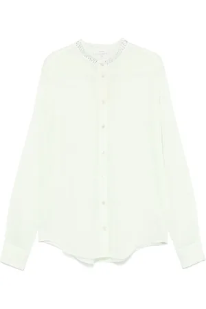 FORTE FORTE Crystal-embellished shirt