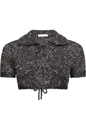 AREA Sequin-embellished cardigan