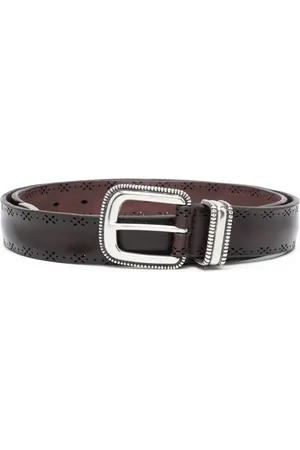 Orciani Pointed-tip leather belt