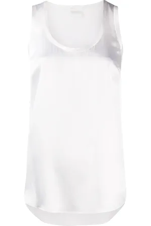 Brunello Cucinelli Plain crew-neck tank top