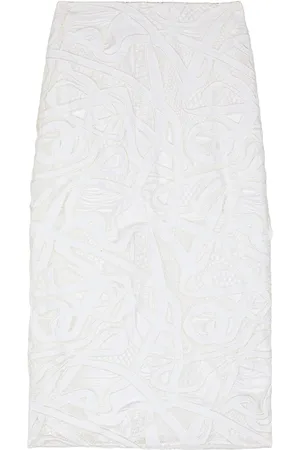 PORTS 1961 Weaving-Inspired skirt
