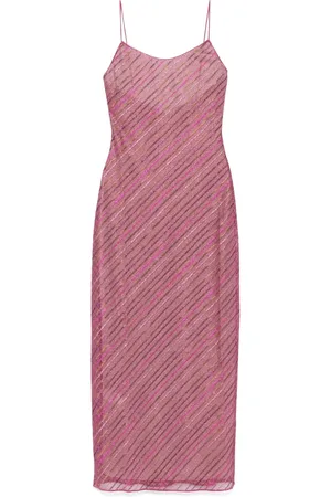 Oseree Striped maxi dress