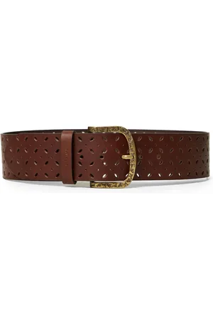 Twin-Set Lasered leather belt