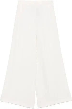 Twin-Set Logo-plaque palazzo trousers