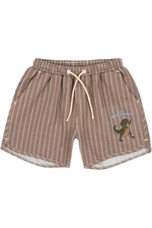 Konges Sløjd Embroidered-detail swim shorts