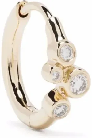 Maria Black 14kt yellow Elena diamond huggie earring