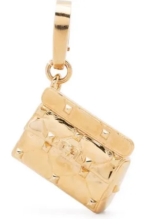 VALENTINO GARAVANI Rockstud quilted bag pendant