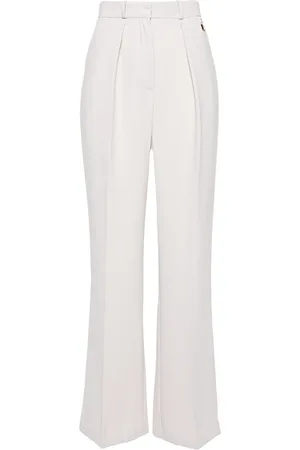 Elisabetta Franchi Pleated straight-leg trousers