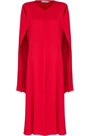 Gloria Coelho Cape-design dress
