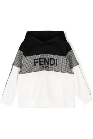 Fendi Logo-print long-sleeve hoodie