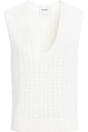 Barrie V-neck cashmere top