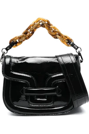 Pierre Hardy Alpha patent-leather shoulder bag
