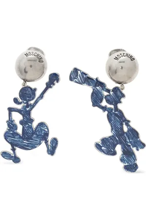 Moschino Popeye drop earrings