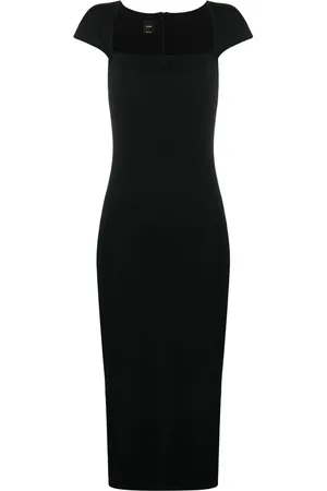Pinko Square-neck midi dress