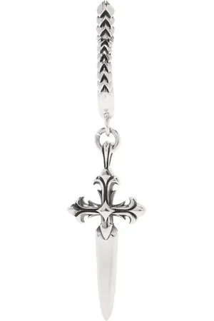 EMANUELE BICOCCHI Cross pendant hoop earring