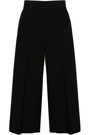 Msgm Cropped wide-leg trousers