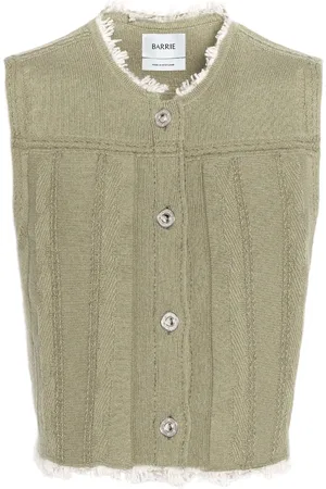 Barrie Frayed-edge vest