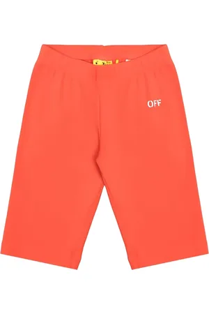 OFF-WHITE Logo-embroidered shorts