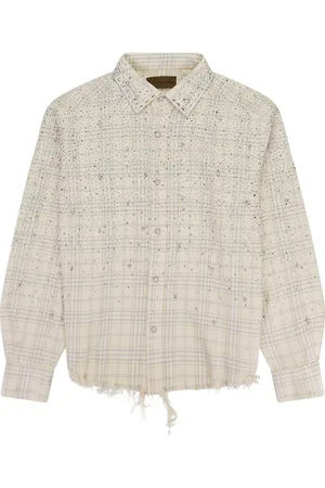 BIRTH OF ROYAL CHILD Rhinestone-embellished "Beige" shirt