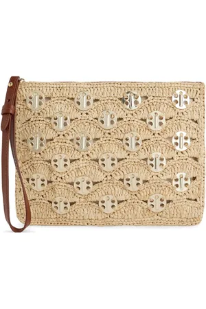 Paco rabanne Lurex-detail clutch bag