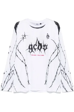GCDS Logo-spikes T-shirt