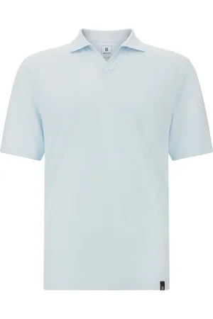 Boggi Milano Mélange-effect polo shirt