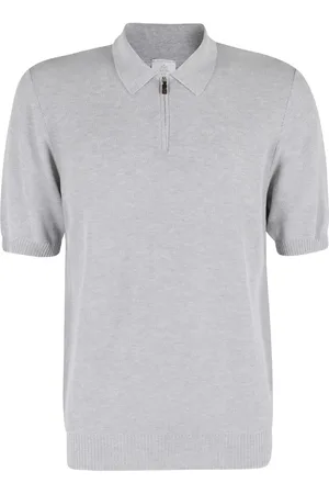 ELEVENTY Zip-front polo shirt