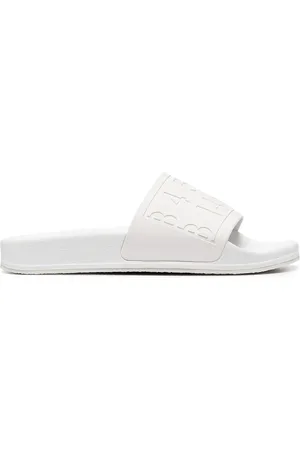 Maison Margiela Logo embossed slide slippers