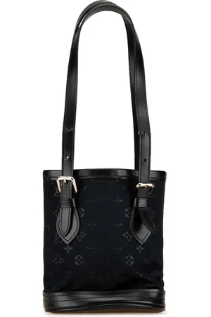 LOUIS VUITTON 2001 Monogram Mini Satin bucket bag