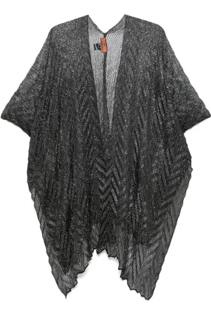 Missoni Zigzag-woven cape
