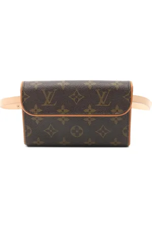 LOUIS VUITTON 2001 Monogram Pochette Florentine belt bag