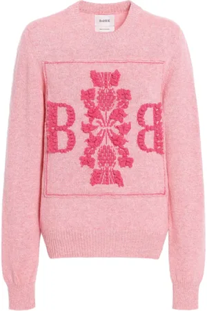 Barrie 3D logo cashmere sweater