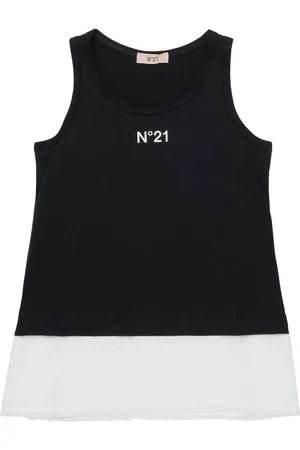 Nº21 Logo-print tank top