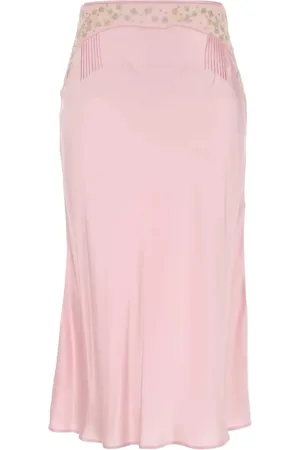 Prada Satin midi skirt