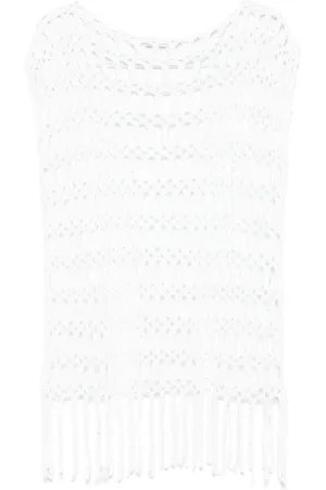 ANTONELLI Fringed tank top