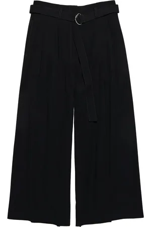 Bimba y Lola Belted cropped trousers