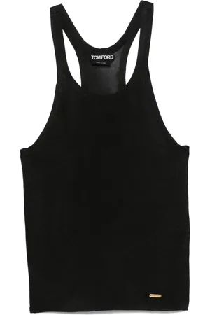 Tom Ford Logo-plaque tank top