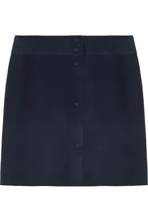 YVES SALOMON Suede skirt